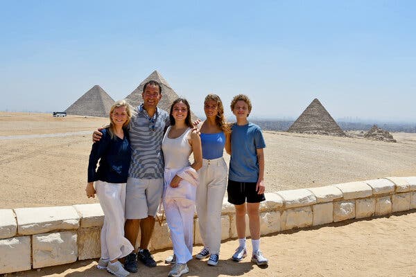 The Miller family of Houston, Texas, was determined to go big this spring, and planned a once-in-a-lifetime trip to Egypt. 